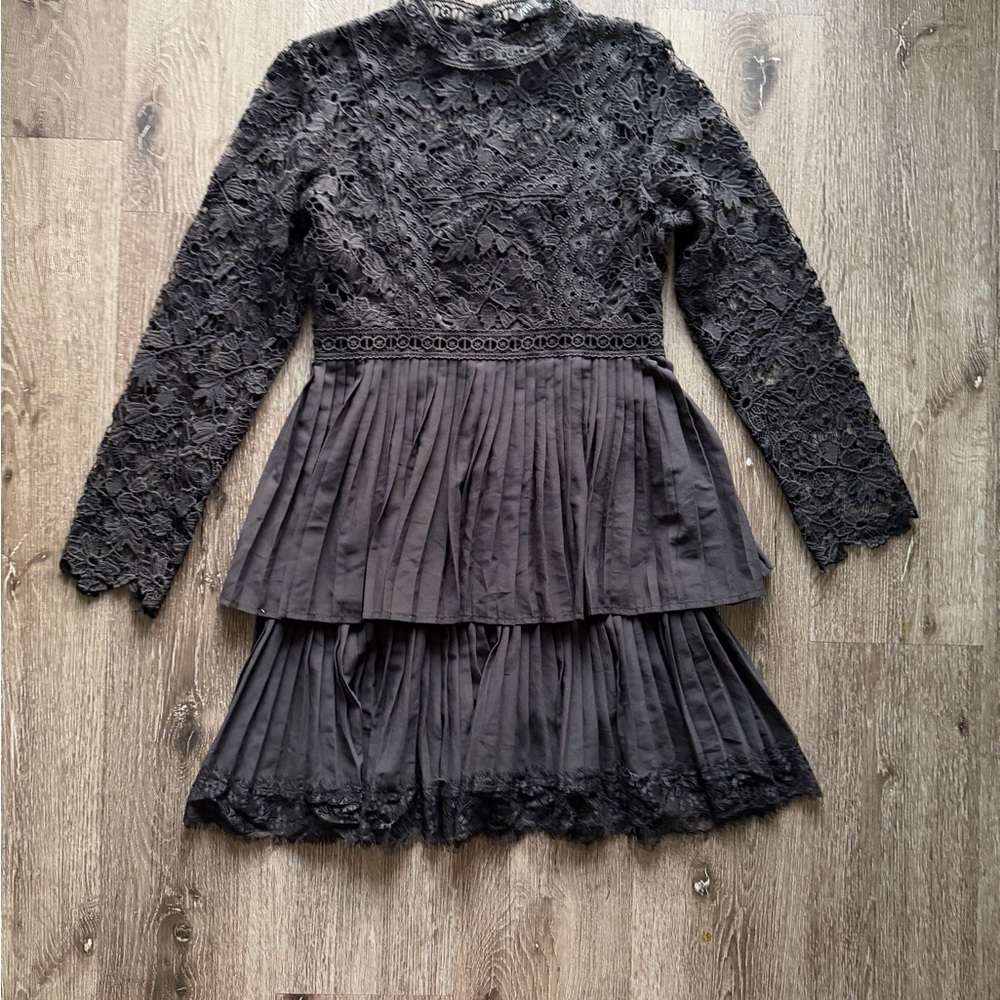 Zara Black Lace Top